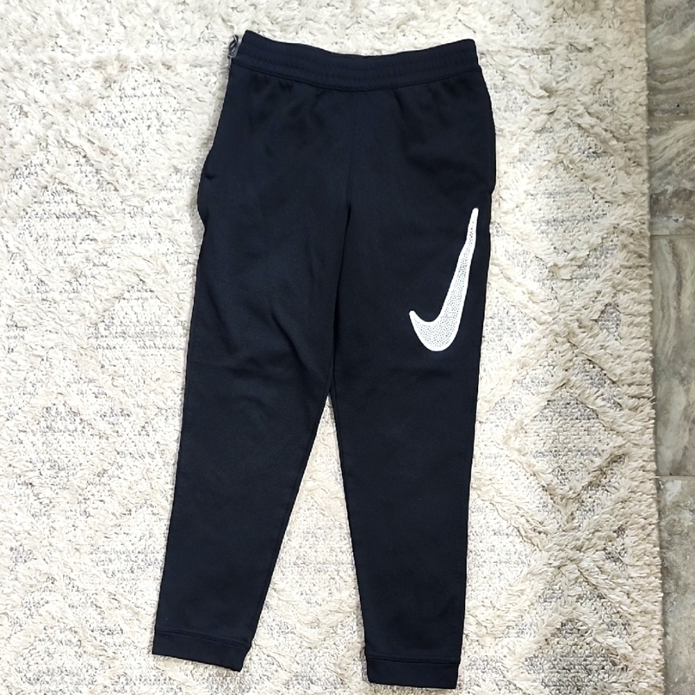 Nike Dri-Fit Boys Black Joggers Size Medium